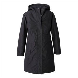 L.L. Bean Hooded Raincoat / Parka w/ wool lining